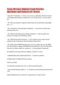 Texas All Lines Adjuster Exam Practice Questions and Answers &lpar;A&plus; Score&rpar;
