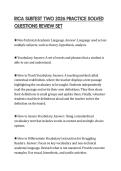 RICA SUBTEST TWO 2026 PRACTICE SOLVED QUESTIONS REVIEW SET