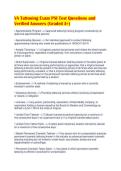 VA Tattooing Exam PSI Test Questions and Verified Answers &lpar;Graded A&plus;&rpar;