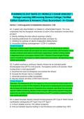 PHARMACOLOGY NURS 251 MODULE 5 EXAM 2026&sol;2027 &vert; Portage Learning ABCnursing Geneva College &vert; Verified Edition Questions & Answers &vert; Pass Guaranteed - A&plus; Graded