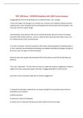 TEPC 5300 Exam &vert; UPDATED Questions with 100&percnt; Correct Answers