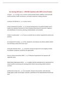 ULL Nursing 104 Exam 1 &vert; UPDATED Questions with 100&percnt; Correct Answers