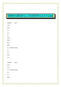 NIHSS GROUP A &vert; PATIENTS 1-6 A&plus; Grade