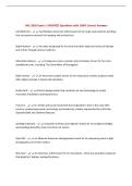 VAC 2026 Exam &vert; UPDATED Questions with 100&percnt; Correct Answers