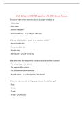 Weld 121 Exam &vert; UPDATED Questions with 100&percnt; Correct Answers