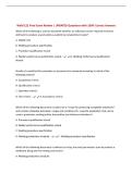 Weld 121 Final Exam Review &vert; UPDATED Questions with 100&percnt; Correct Answers