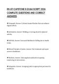 RN ATI CAPSTONE B EXAM SCRIPT 2026 COMPLETE QUESTIONS AND CORRECT ANSWERS