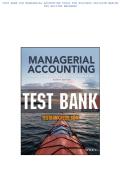 Test Bank&colon; Managerial Accounting&colon; Tools for Business Decision Making &lpar;8th Edition&rpar; &ndash; Weygandt&comma; Kimmel & Kieso &vert; Chapter 2&colon; Job Order Costing