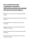 RN ATI CAPSTONE PROCTORED COMPREHENSIVE ASSESSMENT A CERTIFICATION EVALUATION 2026 QUESTIONS WITH PRACTICE SOLUTION GRADED A&plus;