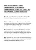 RN ATI CAPSTONE PROCTORED COMPREHENSIVE ASSESSMENT A COMPREHENSIVE SCRIPT 2026 QUESTIONS AND ANSWERS GUARANTEED TO PASS