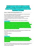 NURS 251 PHARMACOLOGY MODULE 1-10 PACKAGE DEAL 2026&sol;2027 &vert; Portage Learning ABCnursing Geneva College &vert; Complete Verified Q&A &vert; 100&percnt; Guarantee Pass &vert; A&plus; Graded