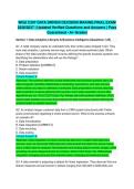 WGU C207 DATA DRIVEN DECISION MAKING FINAL EXAM 2026&sol;2027 &vert; Updated Verified Questions and Answers &vert; Pass Guaranteed - A&plus; Graded