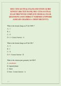 MSU CEM 141 FINAL EXAM AND STUDY GUIDE  NEWEST 2026 TEST BANK&vert; MSU CEM 141 FINAL  EXAM PREP WITH COMPLETE 550 REAL EXAM  QUESTIONS AND CORRECT VERIFIED ANSWERS&sol;  ALREADY GRADED A&plus; &lpar;MOST RECENT&excl;&excl;&rpar; 