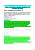 CCA EXAMS BUNDLE PACK 2026&sol;2027 &vert; Verified Bundle of Questions and Answers &vert; Certified Coding Associate Complete Test Bank &vert; Pass Guaranteed - A&plus; Graded