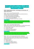 NIH STROKE SCALE GROUP A PATIENT 1-6 COMPLETE 2026&sol;2027 &vert; 100&percnt; Verified Answers &vert; NIHSS Certification &vert; Pass Guaranteed - A&plus; Graded