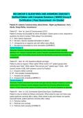 NIH GROUP E QUESTIONS AND ANSWERS 2026&sol;2027 &vert; Verified Edition with Complete Solutions &vert; NIHSS Group E Certification &vert; Pass Guaranteed - A&plus; Graded