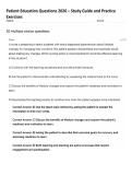 Patient Education Questions 2026 &ndash; Study Guide and Practice Exercises