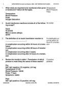 Blood Bank &ndash; Certification Exam Preparation &ndash; Past Exams and Quiz Questions with Answers