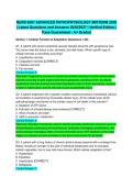 NURS 6501 ADVANCED PATHOPHYSIOLOGY MIDTERM 2026 &vert; Latest Questions and Answers 2026&sol;2027 &vert; Verified Edition &vert; Pass Guaranteed - A&plus; Graded