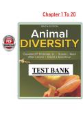 Animal Diversity 9th Edition Test Bank &ndash; Hickman&comma; Keen&comma; Larson & Eisenhour