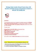 Michigan Boiler Installer 2B Actual Exam Bundle 2026 Questions and Answers with Complete Study Guide PDF