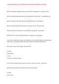 TAP 250 QUESTIONS AND ANSWERS 2026 UPDATE WITH COMPLETE SOLUTION&period;