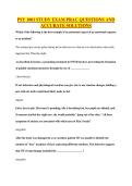 PSY 1001 STUDY EXAM PRAC QUESTIONS AND ACCURATE SOLUTIONS