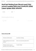 Nocti test Welding Exam &lpar;Recent exam&rpar; Fully solved & updated 2026 Most COMPLETE &lpar;2026&rpar; &lpar;Latest Update 2026&rpar; UPDATE&excl;&excl;