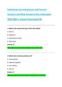 Esthetician Licensing Exam and Correct  Answers &lpar;Verified Answers&rpar; Plus Rationales  2026 Q&A &vert; Instant Download Pdf