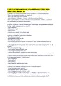 310T EVALUATION EXAM 2026&sol;2027 QUESTIONS AND SOLUTIONS RATED A&plus;