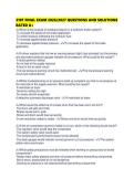 310T FINAL EXAM 2026&sol;2027 QUESTIONS AND SOLUTIONS RATED A&plus;