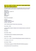 CSE 1321 LATEST ACTUAL 2026&sol;2027 EXAM QUESTIONS AND SOLUTIONS RATED A&plus;