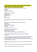 DAVIES BREAST ARDMS STUDY GUIDE EXAM 2026&sol;2027 QUESTIONS AND SOLUTIONS RATED A&plus;