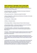 TEXAS CONTRACT MANAGER EXAM 2026&sol;2027 QUESTIONS AND SOLUTIONS RATED A&plus;