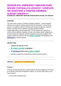 MCGRAW-HILL EMERGENCY MEDICINE EXAM REVIEW &lpar;TINTINALLI'S&rpar; 2026&sol;2027 &vert; COMPLETE 300 QUESTIONS & VERIFIED ANSWERS &vert; ALREADY GRADED A&plus;
