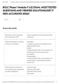 BOLC Phase 1 Module F &lpar;v2&rpar; EXAM&comma; MOST TESTED QUESTIONS AND VERIFIED SOLUTIONS&sol;GET IT 100&percnt; ACCURATE&excl;&excl; 2026&excl;&excl;