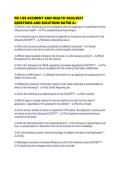 PSI LIFE ACCIDENT AND HEALTH 2026&sol;2027 QUESTIONS AND SOLUTIONS RATED A&plus;