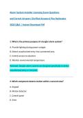 Alarm System Installer Licensing Exam Questions  and Correct Answers &lpar;Verified Answers&rpar; Plus Rationales  2026 Q&A &vert; Instant Download Pdf