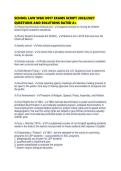 SCHOOL LAW WGU D017 EXAMS SCRIPT 2026&period;pdf