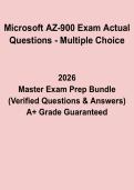 Microsoft AZ-900 Exam Actual Questions PDF &vert; Azure Fundamentals Practice Test