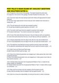 POST PELLET B CORE EXAMS SET 2026&sol;2027 QUESTIONS AND SOLUTIONS RATED A&plus;