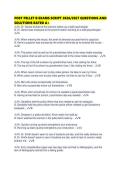 POST PELLET B EXAMS SCRIPT 2026&sol;2027 QUESTIONS AND SOLUTIONS RATED A&plus;