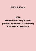 PHCLE Exam PDF &vert; Public Health Certification Practice & Study Guide