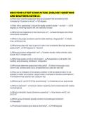 REHS FOOD LATEST EXAM ACTUAL 2026&period;pdf