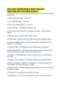 REHS FOOD COMPREHENSIVE EXAM 2026&period;pdf