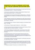 WASHINGTON LIFE HEALTH INSURANCE LATEST EXAM ACTUAL 2026&period;pdf