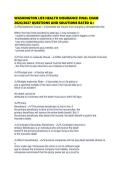 WASHINGTON LIFE HEALTH INSURANCE FINAL EXAM 2026&period;pdf