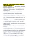 FIRE OFFICER 2 CORE EXAMS SET 2026&sol;2027 QUESTIONS AND SOLUTIONS RATED A&plus;