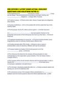 FIRE OFFICER 2 LATEST EXAM ACTUAL 2026&sol;2027 QUESTIONS AND SOLUTIONS RATED A&plus;