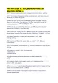 FIRE OFFICER 2D ALL 2026&sol;2027 QUESTIONS AND SOLUTIONS RATED A&plus;